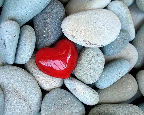 heart stones